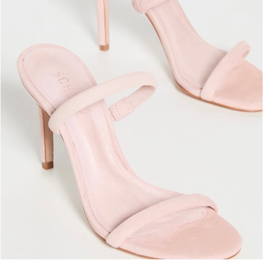 SCHUTZ Women's Talia light pink heels